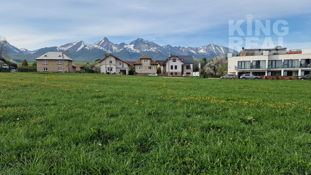 Krásny pozemok s výhľadom na Tatry - Mengusovce ***REZERVÁCIA***