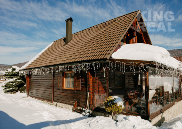 **ZNÍŽENÁ CENA** Zrubový dom v lyžiarskom stredisku Regetovka okr. Bardejov